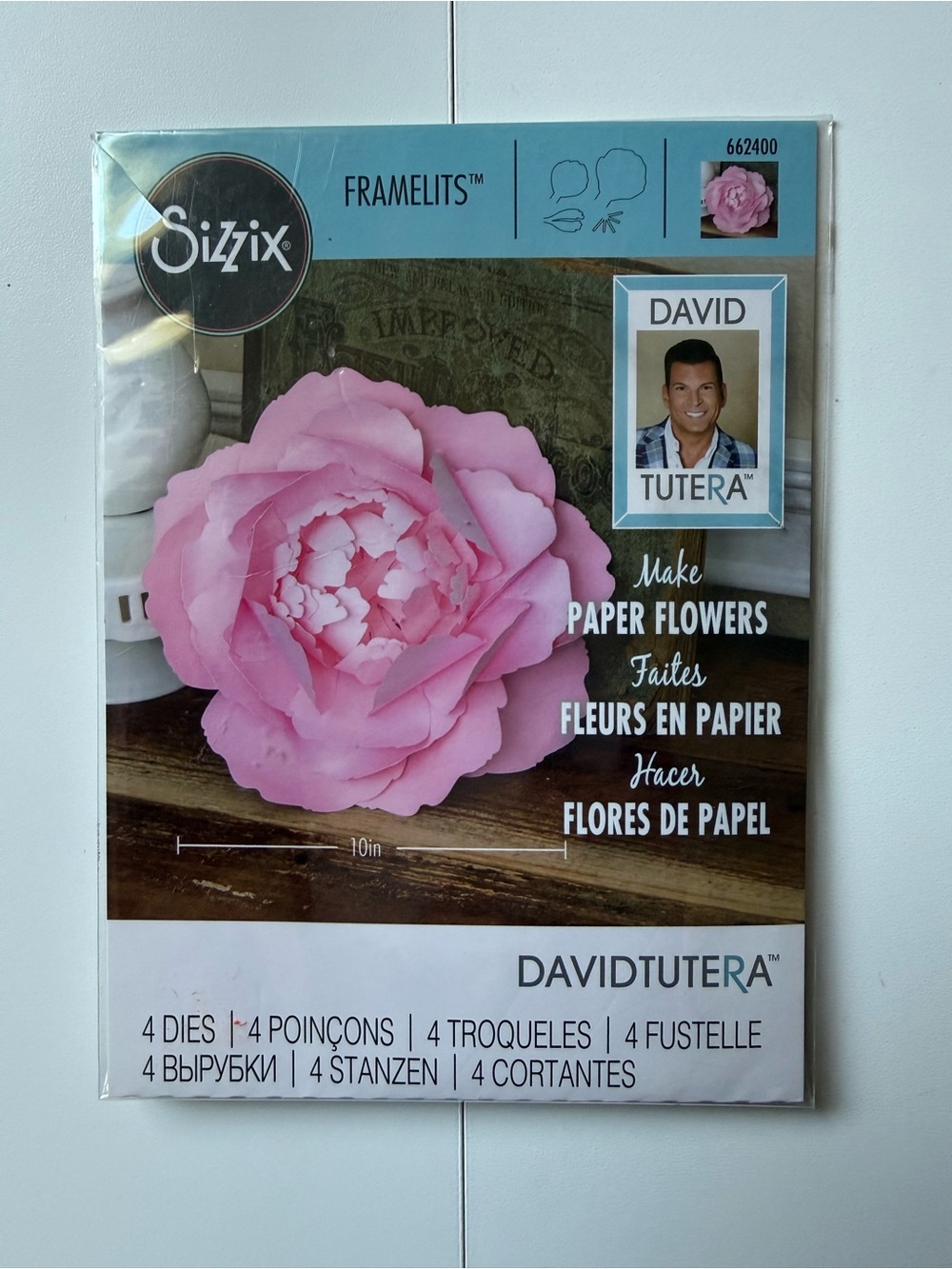 Sizzix David Tutera Large Peony Framelits Die Set Collectors - Retired/Rare